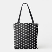 Walk Steady Collection Logo Symbol Pattern Tote Bag (Achterkant)