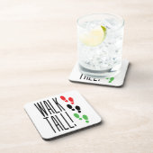 Walk Tall Drankjes Onderzetter (Rechterzijde)