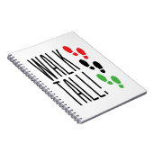 Walk Tall Notitieboek (Rechterzijde)