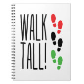 Walk Tall Notitieboek (Voorkant)