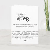 Walk Thank You Bedankkaart (Achterkant)