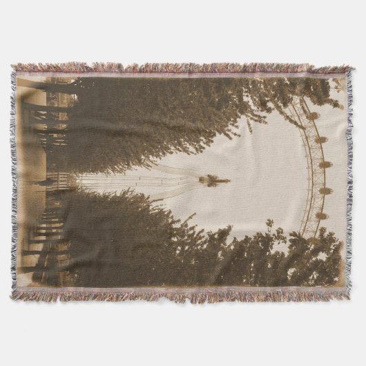 Walk the Line - London Eye Throw Blanket Deken (Voorkant)