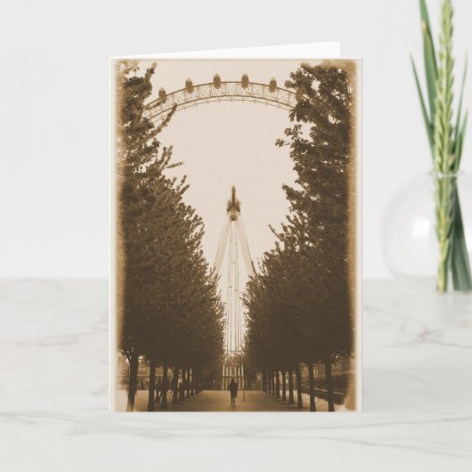 Walk the Line - London Eye - Wenskaart Kaart (Voorkant)