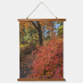 Walk Through an Autumn Color Botanical Garden Hangend Wandkleed (Voorkant)