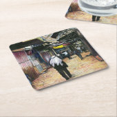 Walk Thuis door de Oude Jeruzalem Kartonnen Onderzetters (Schuin)