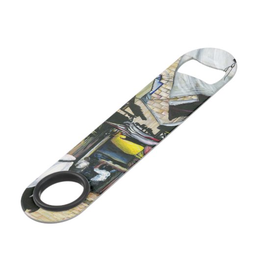 Walk Thuis door de Oude Jeruzalem Speed Flessenopener (Achterkant Gekanteld)