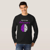 Walk To End Alzheimers Disease Month Purple Alzhei T-shirt (Voorkant volledig)