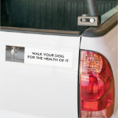 WALK UW DOG BUMPERSTICKER (Op Truck)