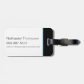 Walk van de grafische kaart van de Qilin Mountain Bagagelabel (Achterkant horizontaal)