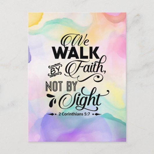 Walk van Faith Briefkaart (Voorkant)