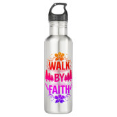 Walk van Faith Waterfles (Voorkant)