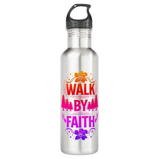 Walk van Faith Waterfles (Voorkant)