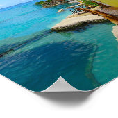 Walk Way to Cool Blue Poster (Hoek)