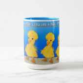 WALK ZOALS EEN EENVOUDIG, MOK, HET KAN EEN EENVOUD TWEEKLEURIGE KOFFIEMOK (Center)