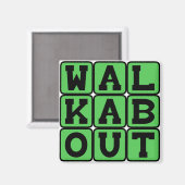 Walkabout, Australische Avontuur Magneet (Voorkant / Achterkant)