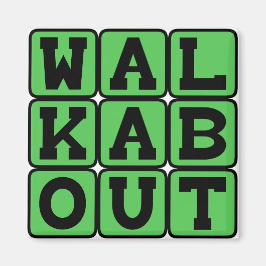 Walkabout, Australische Avontuur Magneet (Voorkant)