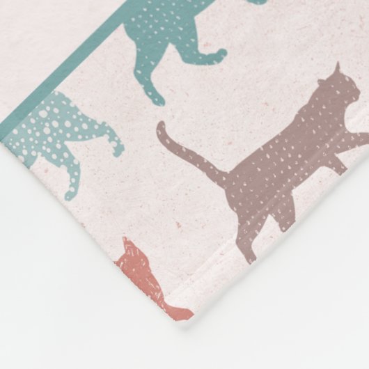 Walkat met naam fleece deken (Hoek)