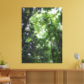 Walken in het bos, Chester, South Carolina Canvas Afdruk (Insitu (Woonkamer))