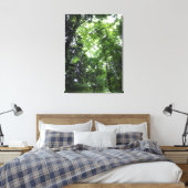Walken in het bos, Chester, South Carolina Canvas Afdruk (Insitu (Slaapkamer))