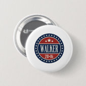 Walker 2016 Badge Stars and Circles Ronde Button 5,7 Cm (Voorkant /achterkant)