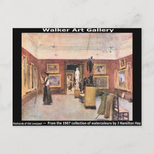 Walker Art Gallery, William Brown St., Liverpool. Briefkaart