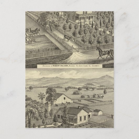 Walker, Ball residences Briefkaart (Voorkant)