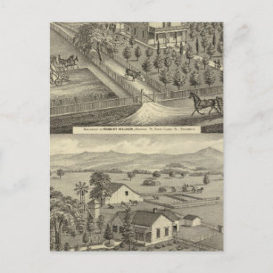 Walker, Ball residences Briefkaart