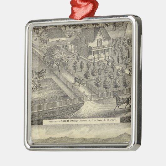 Walker, Ball residences Metalen Ornament (Links)