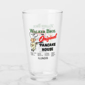 Walker Bros. Illinois, het originele pannenkoekenh Glas (Achterkant)