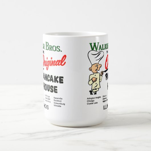 Walker Bros. Illinois, het originele pannenkoekenh Koffiemok (Center)