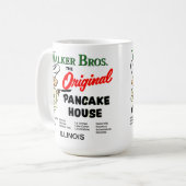 Walker Bros. Illinois, het originele pannenkoekenh Koffiemok (Voorkant links)