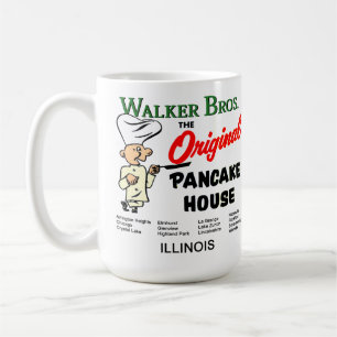 Walker Bros. Illinois, het originele pannenkoekenh Koffiemok