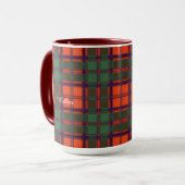 Walker clan Pset Scottish kilt tartan Mok (Voorkant links)