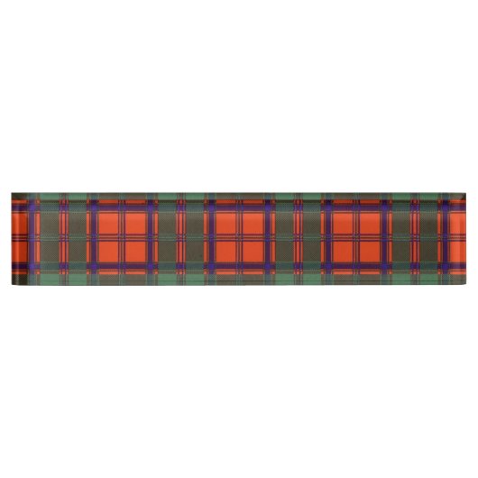 Walker clan Pset Scottish kilt tartan Naambordje (Voorkant)