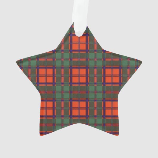 Walker clan Pset Scottish kilt tartan Ornament (achterkant)