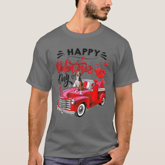 Walker Coonhound Happy Valentine's Day Cla T-shirt (Voorkant)