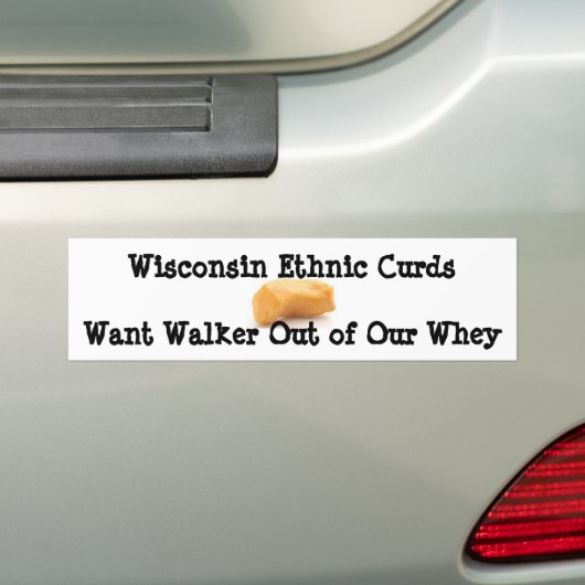 Walker Curds & Whey Bumpersticker (Op auto)