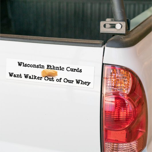 Walker Curds & Whey Bumpersticker (Op Truck)