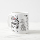 Walker Family Coat of Arms Mok (Voorkant links)