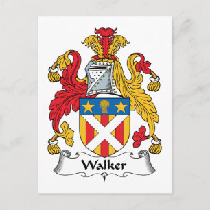 Walker Family Crest Briefkaart