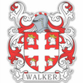 Walker Family Crest Sticker (Voorkant)