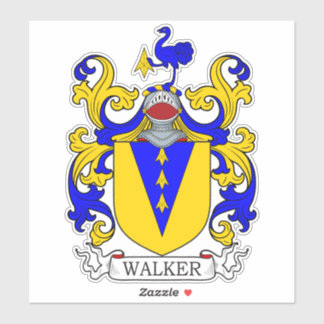 Walker Family Crest Sticker
