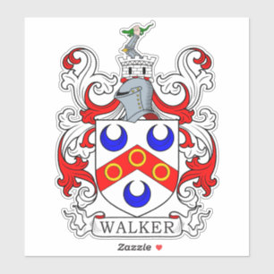 Walker Family Crest Sticker