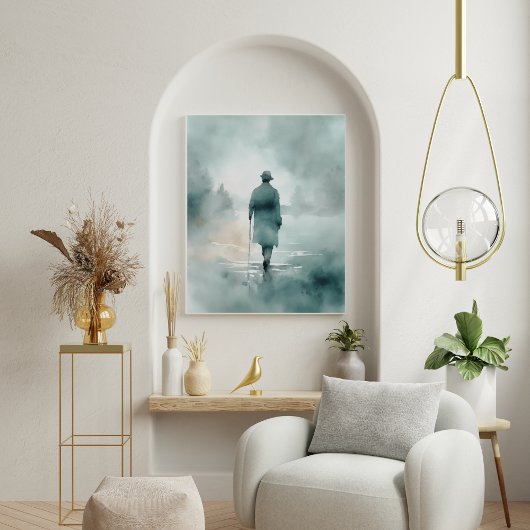 Walker in de mist poster