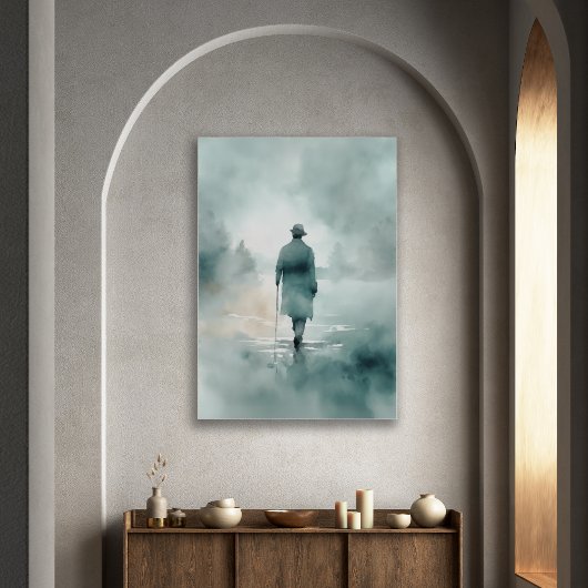 Walker in de mist poster
