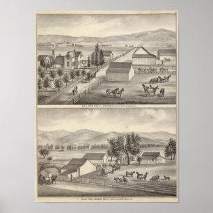 Walker, Knittel-woningen, boerderijen Poster