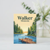 Walker, Minnesota Briefkaart (Staand voorkant)