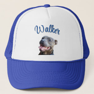 Walker Naam Met Staffy Bull Terrier, Trucker Pet