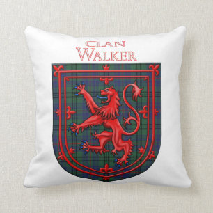 Walker Tartan Scottish Play Lion Rampant Kussen