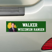 Walker Wisconsin Ranger Bumpersticker (Op auto)